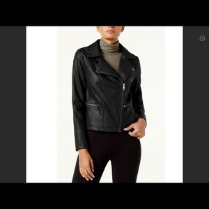 INC Faux leather Moto Jacket